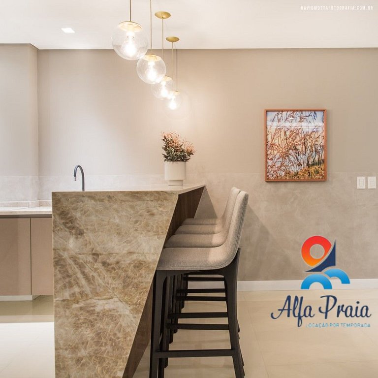 AlfaPraia - Flat compacto no Coco - One Milenio