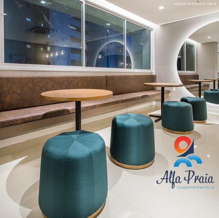AlfaPraia - Flat compacto no Coco - One Milenio