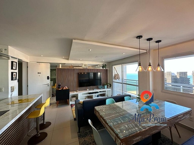 Flat luxo exclusivo Vista Mar no Meireles