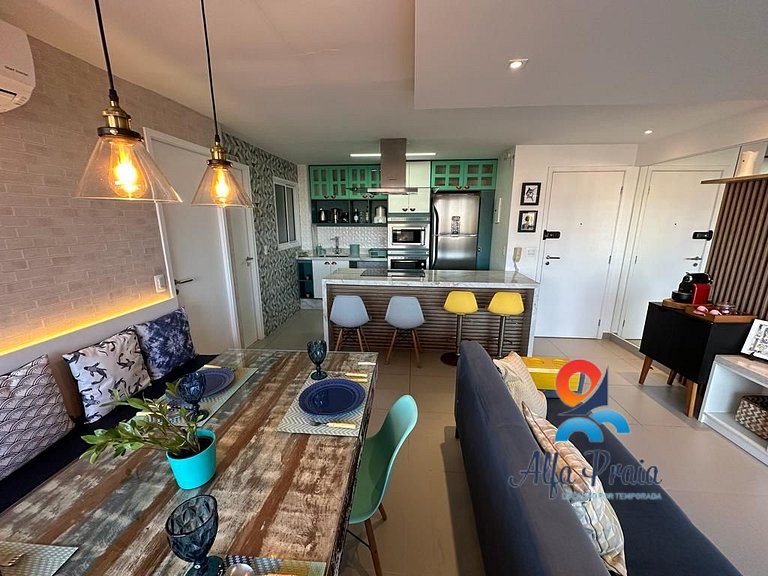 Flat luxo exclusivo Vista Mar no Meireles