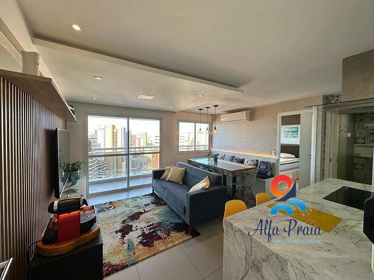 Flat luxo exclusivo Vista Mar no Meireles