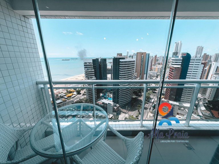 Cobertura de luxo vista mar