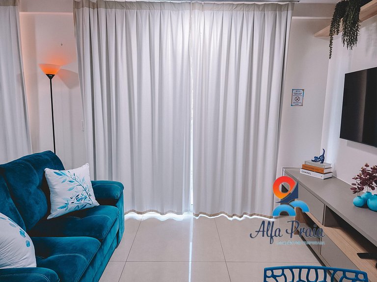 AlfaPraia - Flat compacto no Coco - One Milenio