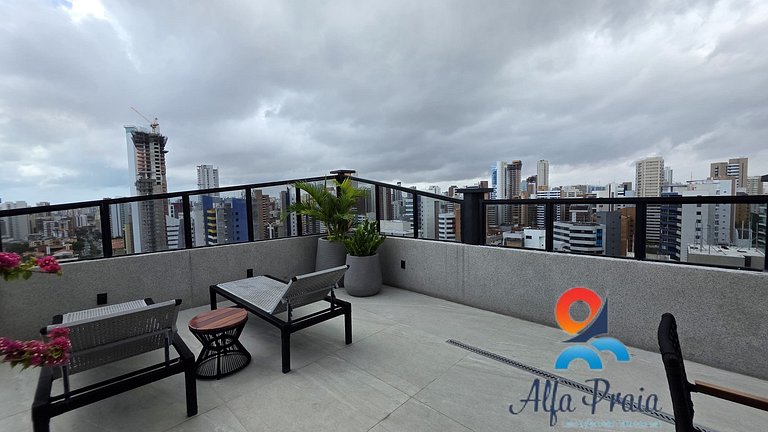 apartamento privativo em hotel no Meireles