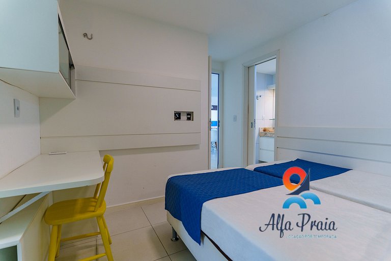 Resort Premium 3 Quartos - Golf Ville | Beach Park