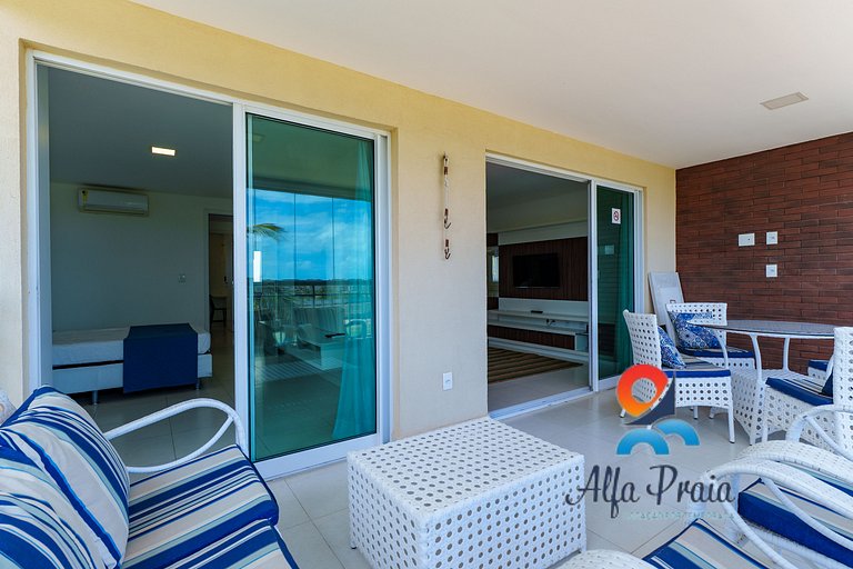 Resort Premium 3 Quartos - Golf Ville | Beach Park
