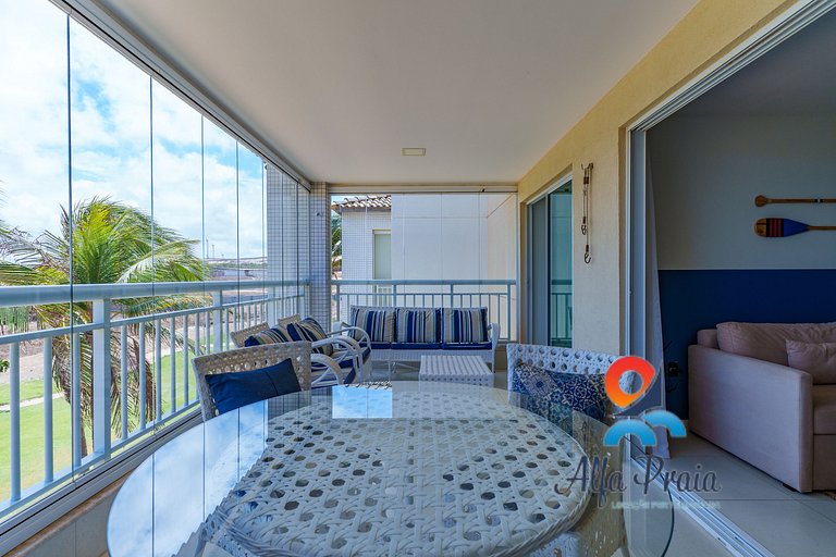 Resort Premium 3 Quartos - Golf Ville | Beach Park