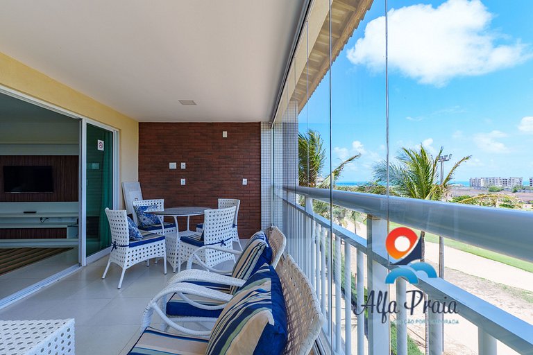 Resort Premium 3 Quartos - Golf Ville | Beach Park