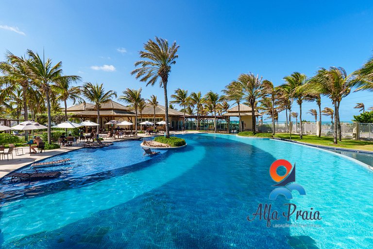 Resort Premium 3 Quartos - Golf Ville | Beach Park