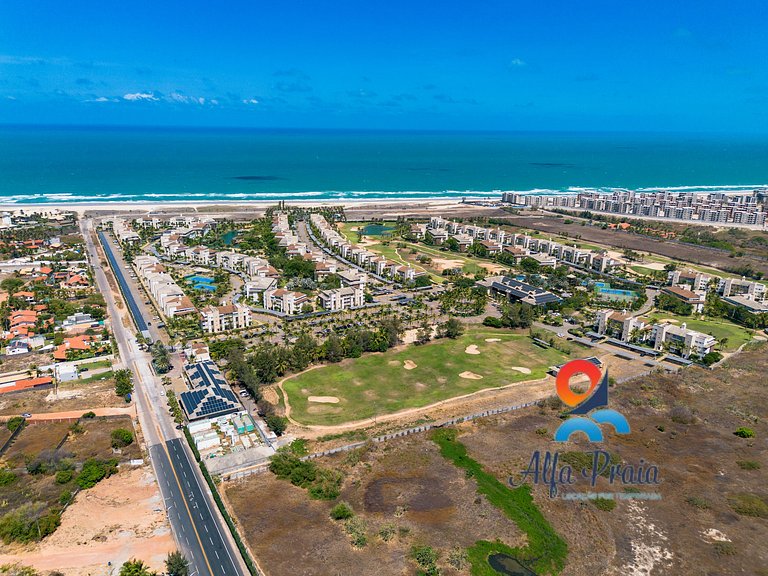 Resort Premium 3 Quartos - Golf Ville | Beach Park