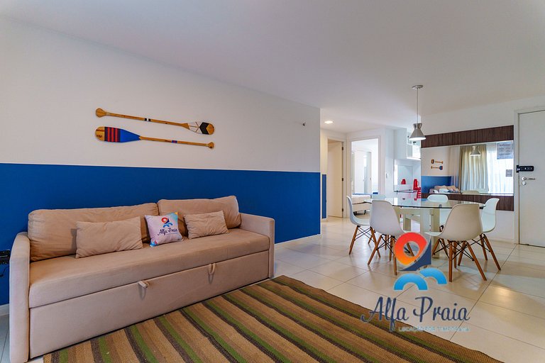 Resort Premium 3 Quartos - Golf Ville | Beach Park