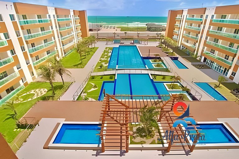 Apartment facing the sea no VG Fun Praia do Futuro