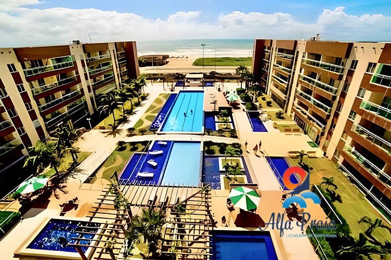 Apartamento frente mar no VG Fun Praia do Futuro