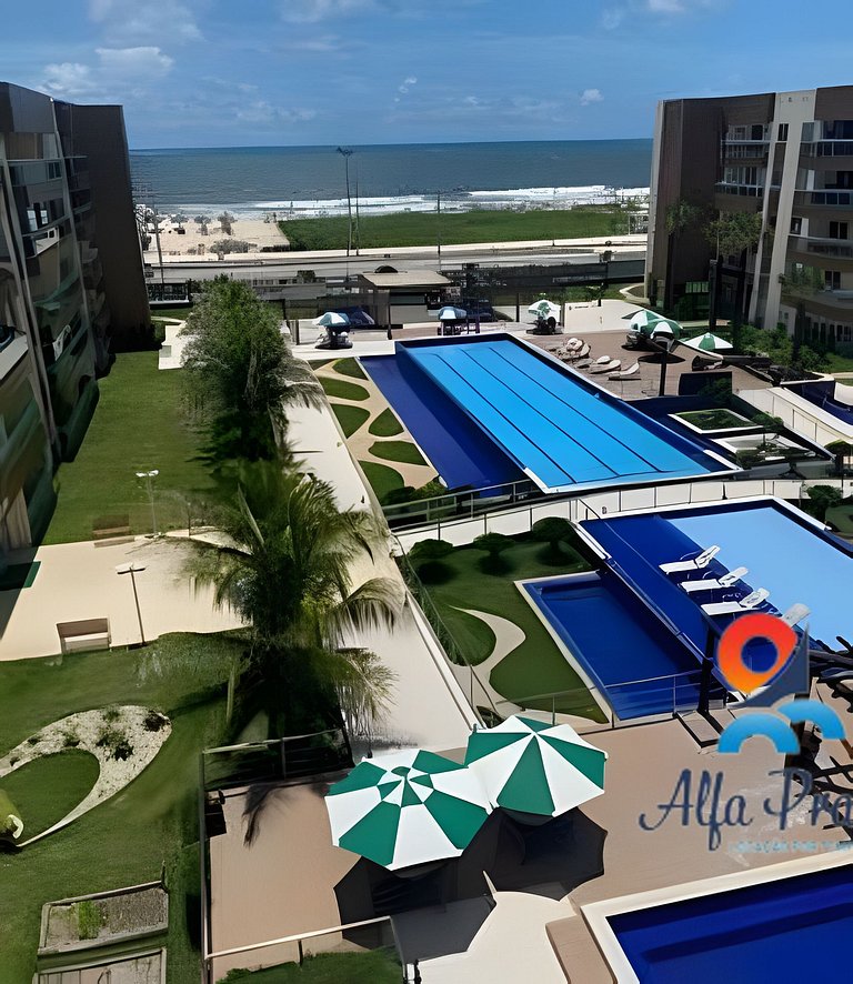 Vista Mar Real + Piscina + Pé na Areia | VG Fun 2Q