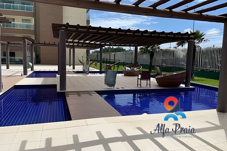 Royal Sea View + Pool + Pé na Areia | VG Fun 2Q