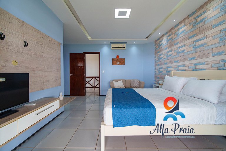 Mansion ocean view and pool in Porto das Dunas