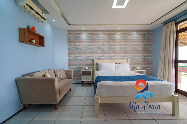 Mansion ocean view and pool in Porto das Dunas