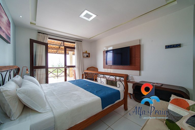 Mansion ocean view and pool in Porto das Dunas