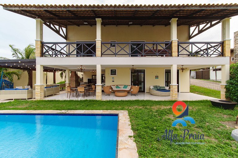 Mansion ocean view and pool in Porto das Dunas