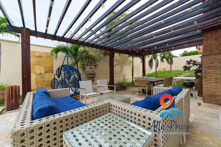 Mansion ocean view and pool in Porto das Dunas