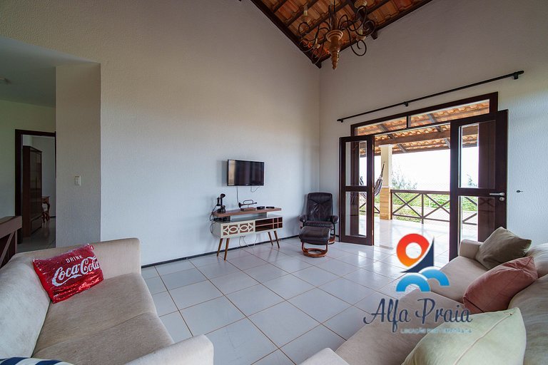 Mansion ocean view and pool in Porto das Dunas