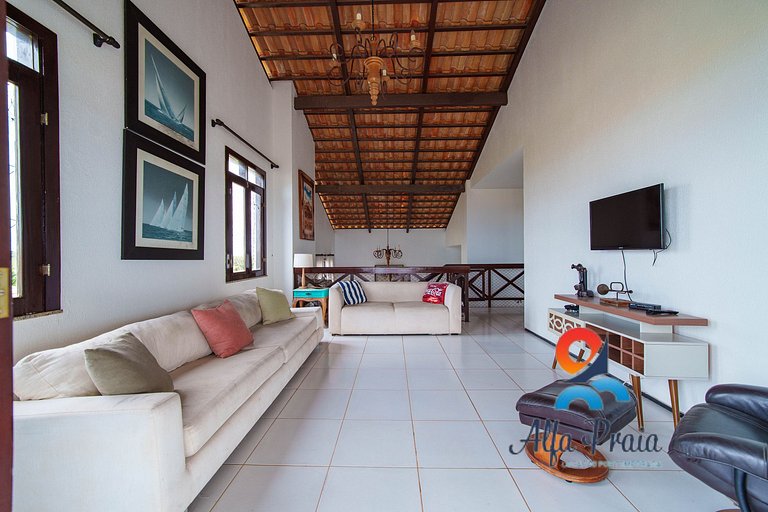 Mansion ocean view and pool in Porto das Dunas