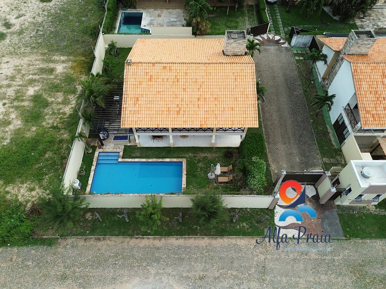 Mansion ocean view and pool in Porto das Dunas