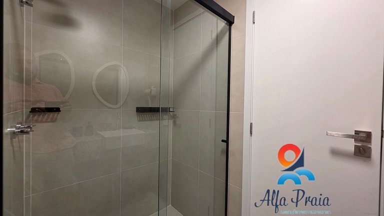 Estudio de alta categoría en Beach Class Meireles con terraz