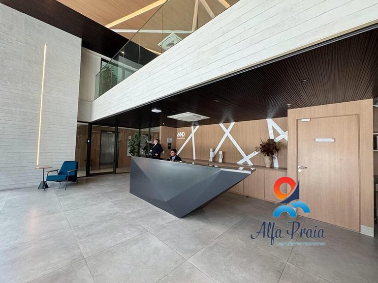 Studio premium no Beach Class Meireles com Rooftop